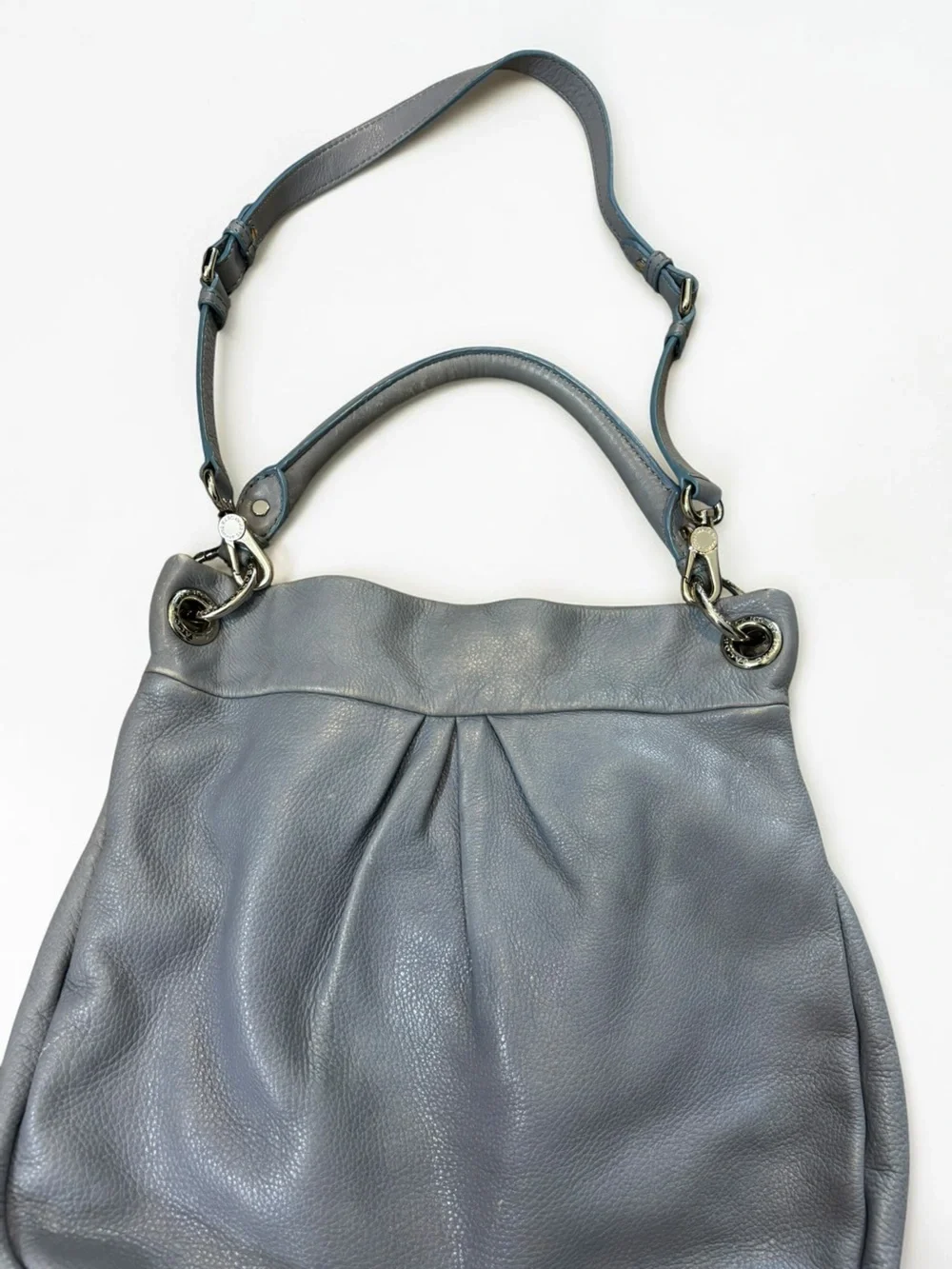 Vintage Marc by Marc Jacobs Dr. Q Hillier Hobo Slate Blue Gray Y2K Bag Iconic